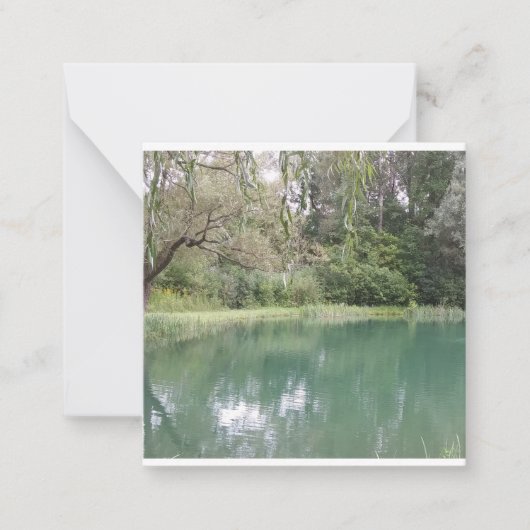 バーモント秋シーンカード ノートカード (正面)