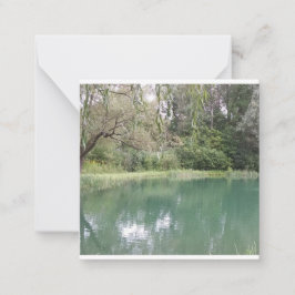 バーモント秋シーンカード ノートカード