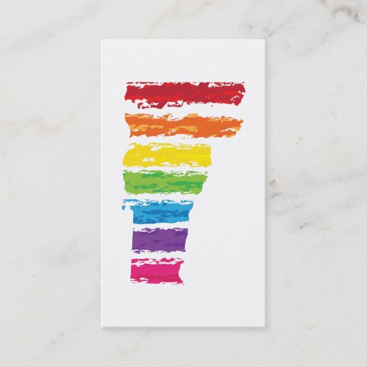 バーモント色ストローク 名刺 (正面)