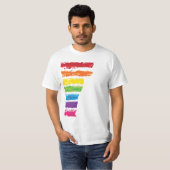 バーモント色ストローク Tシャツ (正面フル)