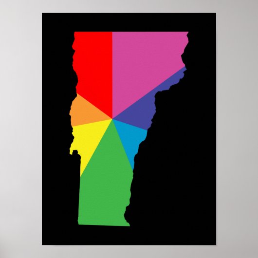 バーモント色バースト ポスター (正面)