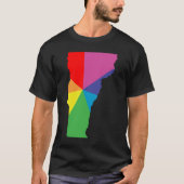 バーモント色バースト Tシャツ (正面)