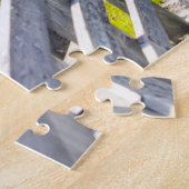 バーモント走州リンドンのミラーの屋根付き橋 ジグソーパズル (側面)