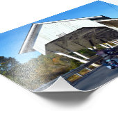 バーモント走州リンドンのミラーの屋根付き橋 フォトプリント (角)