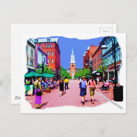 バーモント通り絵画のはがき ポストカード (正面/裏面)