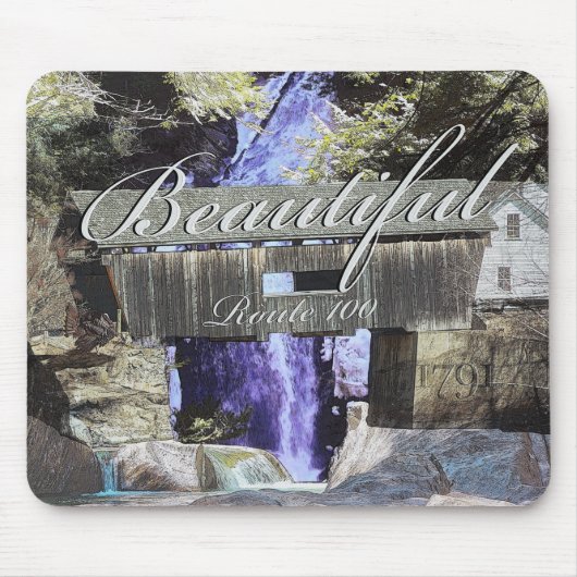 バーモント100号線 マウスパッド (正面)