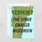 バーモント:もう一つの小さなウィスコンシン ポストカード (正面/裏面)