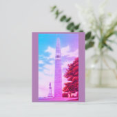 バーモント、オールドベニントン、ベンニントン記念碑 ポストカード (スタンド正面)