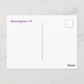 バーモント、オールドベニントン、ベンニントン記念碑 ポストカード (裏面)