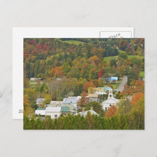 バーモント・カボット秋。北東の王国。 ポストカード (正面/裏面)