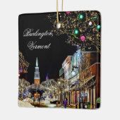 バーモント・クリスマスキープサク・バーリントン セラミックオーナメント (左)