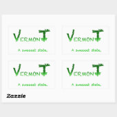 バーモント・スウィーエ 長方形シール (シート)