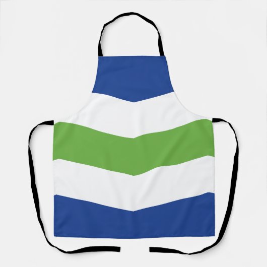 バーモント・バーリントン国旗 エプロン (正面)