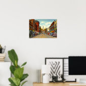 バーモント・バーリントン ポスター (ホームオフィス)