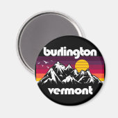 バーモント・バーリントン マグネット (正面/裏面)