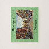 バーモント,バーリントン,ヴィンテージ教会通り ジグソーパズル (縦)