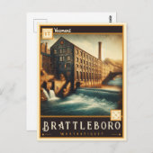 バーモント・ブラトルボロ |ヴィンテージはがき ポストカード (正面/裏面)