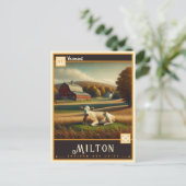 バーモント・ミルトン |ヴィンテージはがき ポストカード (スタンド正面)