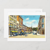 バーモント・ラットランドのヴィンテージ ポストカード (正面/裏面)