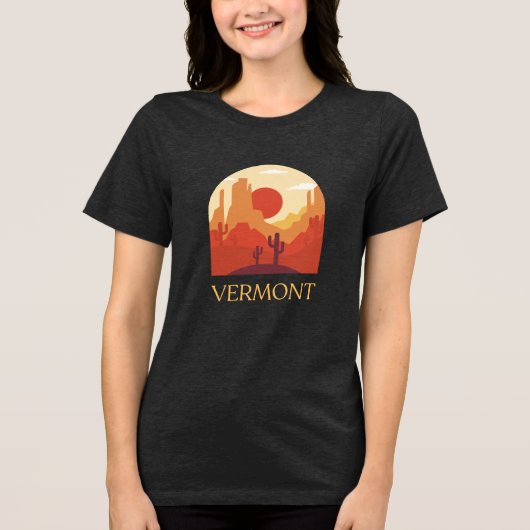バーモント：砂漠のオアシス トライブレンドＴシャツ (正面)