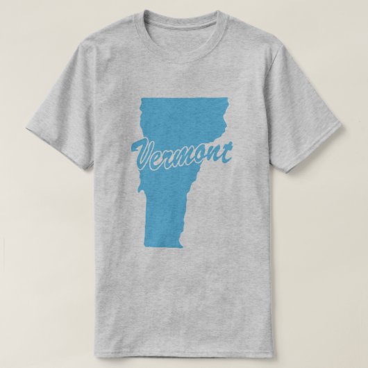バーモントTシャツの州 Tシャツ (デザイン正面)