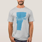 バーモントTシャツの州 Tシャツ (正面)