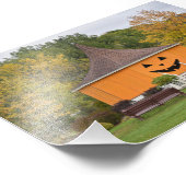 バーモ素晴らしント州ニューポートのカボチャ・ガゼボ フォトプリント            (角)