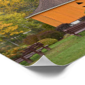 バーモ素晴らしント州ニューポートのカボチャ・ガゼボ ポスター (角)