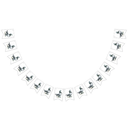 バーライナータンブラーピジョンブルーバー バンティングフラッグ (全)