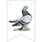 バーライナータンブラーピジョンブルーバー バンティングフラッグ (第3の旗)