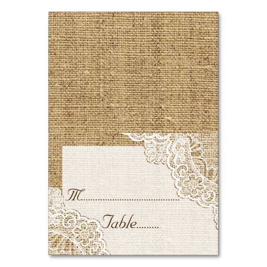 バーラエレガントップの白いコー結婚ナー テーブルナンバー (正面)