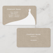 バーラエレガントップ結婚のドレス名刺 名刺 (正面/裏面)