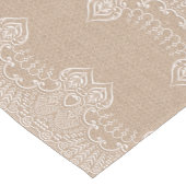 バーラップおよびレースのぼろぼろのシックなBohoのシックなテーブルのランナー ショートテーブルランナー (コーナー)