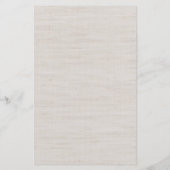 バーラップとレースの結婚ディナーメニュー (裏面)