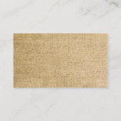 バーラップと樺の木ポ結婚ス座席表 プレイスカード (裏面)