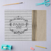 バーラップのカチカチ音をたてるパリのティッシュペーパー 薄葉紙 (クラフト)