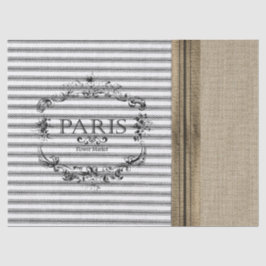 バーラップのカチカチ音をたてるパリのティッシュペーパー 薄葉紙