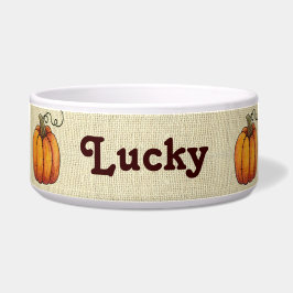 バーラップのカボチャ ボウル