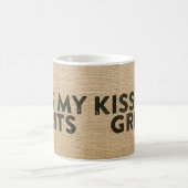 バーラップのキス私の屑 コーヒーマグカップ (中央)