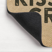 バーラップのキス私の屑 マウスパッド (コーナー)