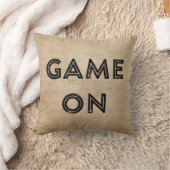 バーラップのゲーマー上のゲームのゲーム クッション (ブランケット)