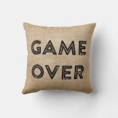 バーラップのゲーマー上のゲームのゲーム クッション (裏面)