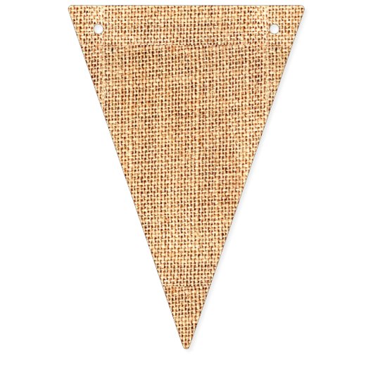 バーラップのジュートの旗布の三角形の旗のパーティーの旗 バンティングフラッグ (第3の旗)