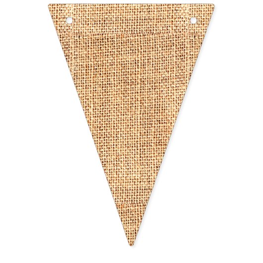 バーラップのジュートの旗布の三角形の旗のパーティーの旗 バンティングフラッグ (第2の旗)