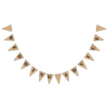 バーラップのジュートの旗布"結婚式アドバイス"