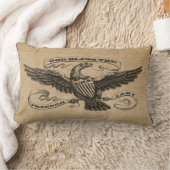 バーラップのワシの神は米国の軍隊を賛美します ランバークッション (ブランケット)