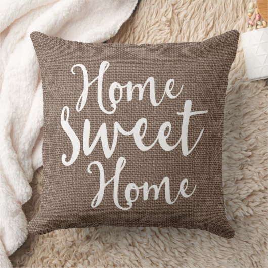 バーラップの一見の家の菓子の家 クッション (ブランケット)