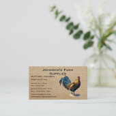 バーラップの名簿の農場の供給の店 名刺 (スタンド正面)