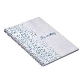 バーラップの国のレース私の結婚式の本 ノートブック (右側)