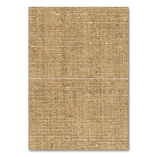 バーラップの座席表にレースと結婚ひまわり テーブルナンバー (裏面)